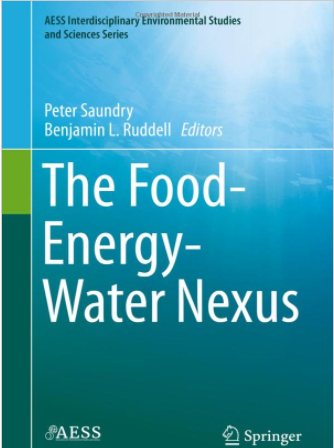 A screenshot of the book cover of "The Food-Energy-Water Nexus"
