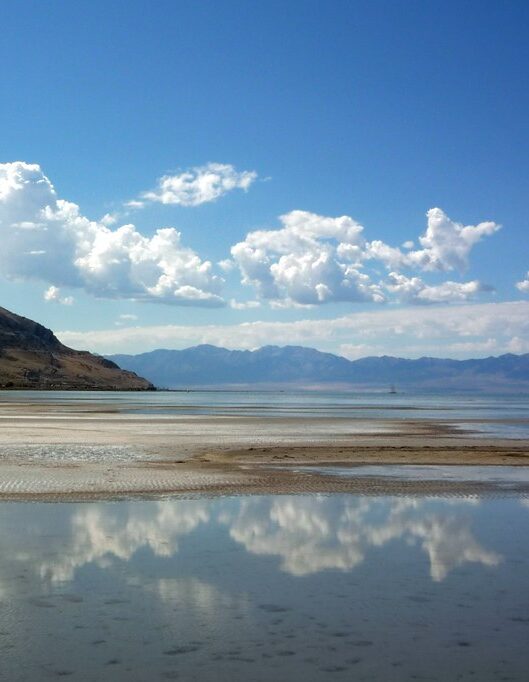The Great Salt Lake in Utah