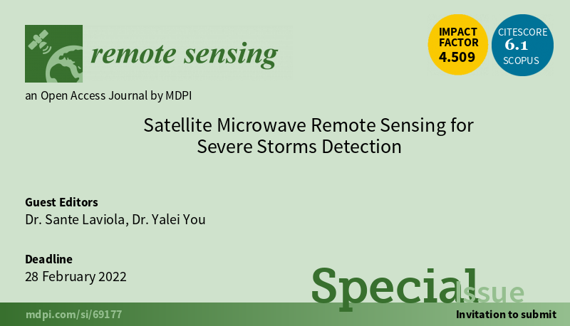 The cover of the special issue of Remote Sensing