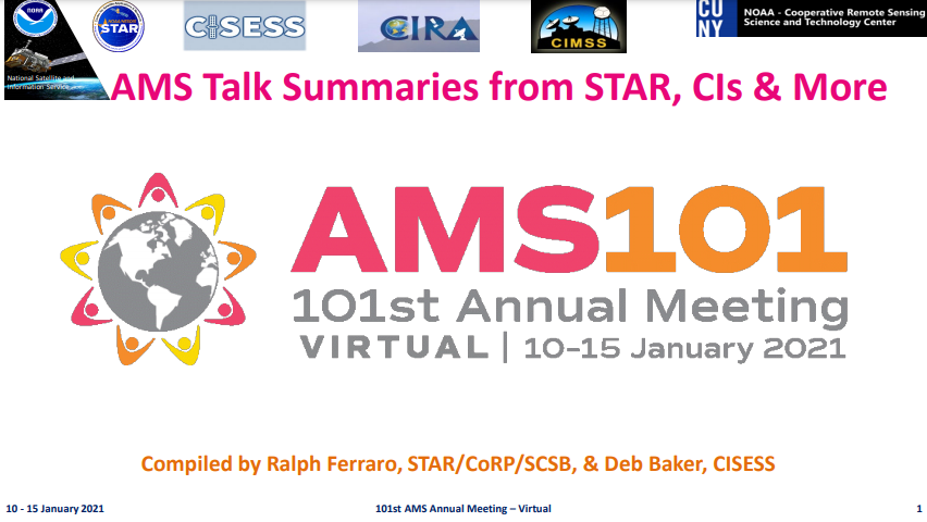 The intro slide to the AMS 101 presentation
